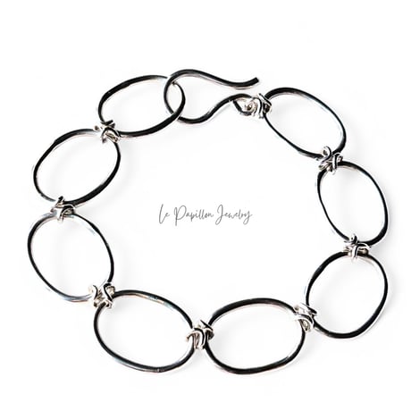 Infini シルバーチェーンブレスレット