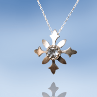 Fleur ブルートパーズ シルバーネックレス