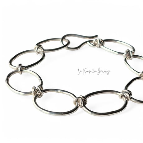 Infini シルバーチェーンブレスレット
