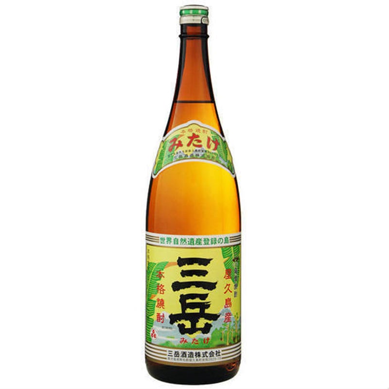 三岳酒造  三岳 25度 1800mlビン×6本。芋焼酎。詰め日23年5月6月。