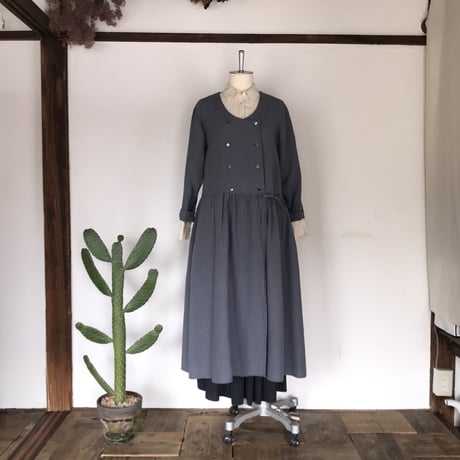 3way カシュクールワンピース　ブルー