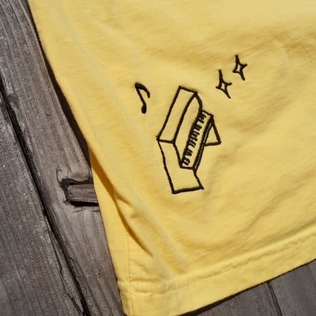 「THE UNION」THE FABRIC / SOUND "SKA" TEE  / color - YELLOW