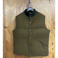「THE UNION」THE FABRIC / PUFF VEST / color -  OLIVE