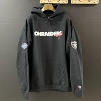 「THE UNIIN」"NEWYOKU ONRAIDERS” TEAM SWEAT  / color - BLACK
