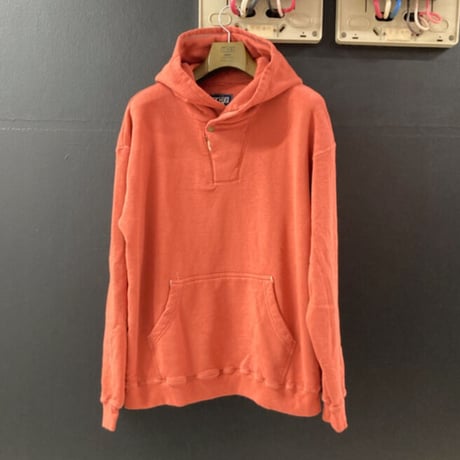 「THE UNION」THE FABRIC / HOOD ZIP PULLOVER SWT / color - RED