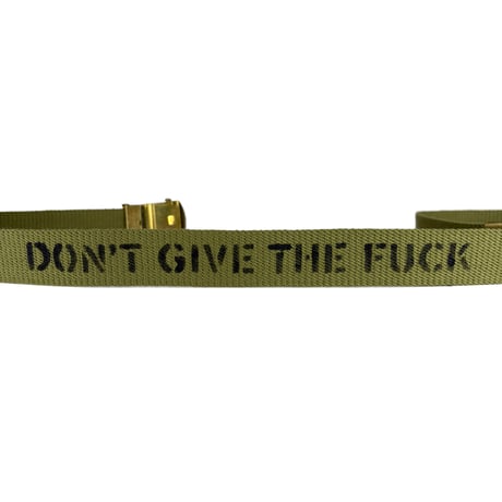 「THE UNION」THE COLOR /  "WORKING CLASS" BELT / color - OLIVE