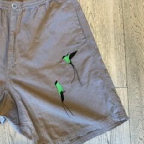 「THE UNION」THE FABRIC / "Humming Bird" HEMP SHORTS / color - GREY