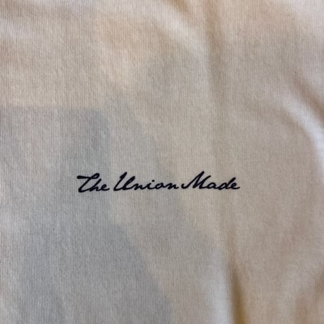 「THE UNION」THE FABRIC / CAMPANY LOGO TEE / color - WHITE