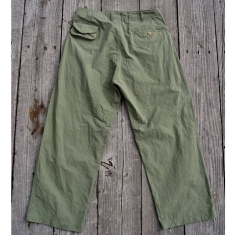 「THE UNION」THE FABRIC / Big Army Pants  / color -  OLIVE