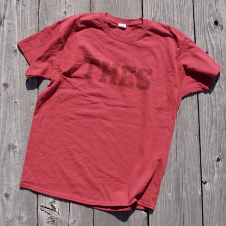 「THE UNION」THE FABRIC / "THES" USED TEE  / color - RED