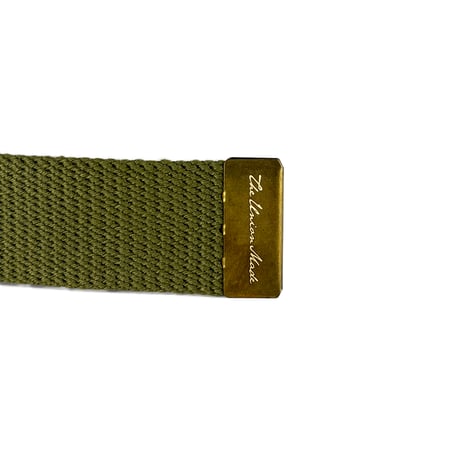 「THE UNION」THE COLOR /  "WORKING CLASS" BELT / color - OLIVE