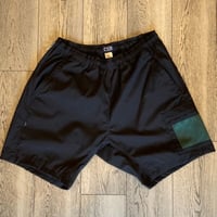 「THE UNION」THE FABRIC / NYLON HALF PANTS / color - BLACK