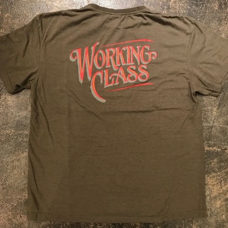 「THE UNION」"WORKING CLASS" T-SHIRTS - color / OLIVE