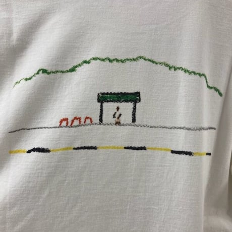 「THE UNION」THE FABRIC / "BUS STOP" TEE / color -   WHITE
