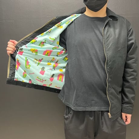 「THE UNION」THE BLUEST OVERALL / JAMAICAN WORKERZ JKT (moreAXE special) / color - BLACK