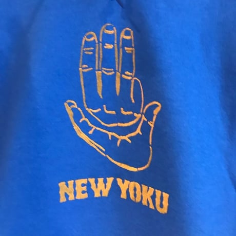 「THE UNIIN」HAND SIGN PARKER / color - BLUE