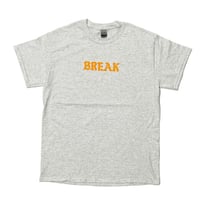 「THE UNIIN」THE "BREAK" TEE  / color - ASH GRAY