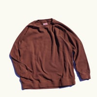 「THE UNION」THE FABRIC / THERMAL L/S SWEAT  / color - BROWN
