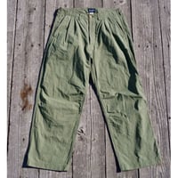 「THE UNION」THE FABRIC / Big Army Pants  / color -  OLIVE