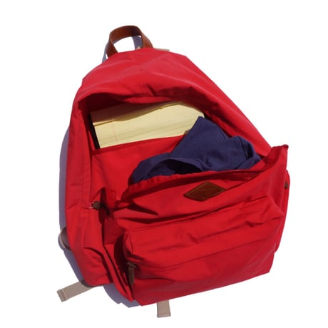 「THE UNION」THE COLOR / "T-PATCH" ONIGIRI BAG / color - RED