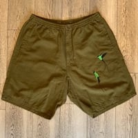 「THE UNION」THE FABRIC / "Humming Bird" HEMP SHORTS / color - OLIVE
