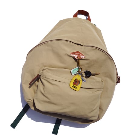 「THE UNION」THE COLOR / "T-PATCH" ONIGIRI BAG / color - BEIGE