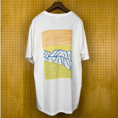 「THE UNION」THE FABRIC / ”BLUE MOUNTAIN” T-SHIRTS / color - WHITE