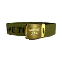 「THE UNION」THE COLOR /  "WORKING CLASS" BELT / color - OLIVE