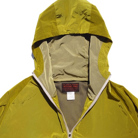 「THE UNION」THE FABRIC /  PULL NYLON PARKA / color - GOLD
