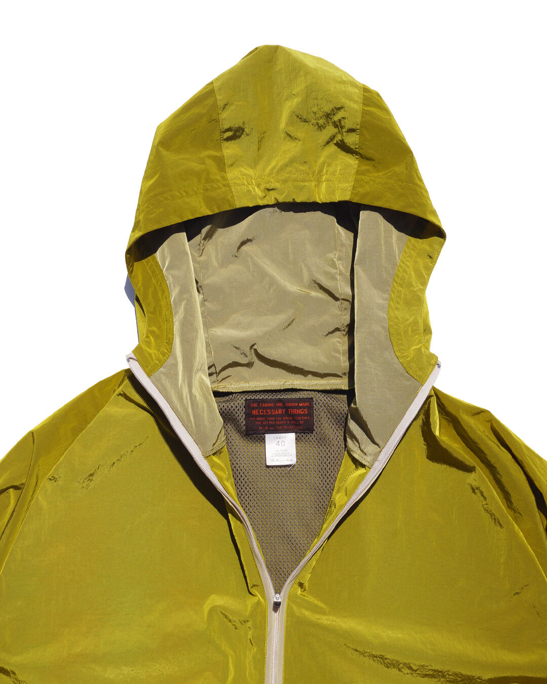 THE UNION」THE FABRIC / PULL NYLON PARKA / col