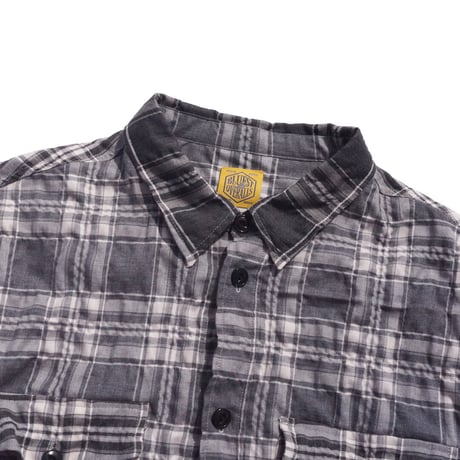 「THE UNION」THE FABRIC / CHECK SHIRTS / color - BKACK