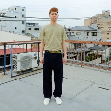 「THE UNION」THE FABRIC /  LINE EASY PANTS / color - NAVY