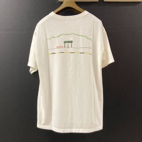 「THE UNION」THE FABRIC / "BUS STOP" TEE / color -   WHITE