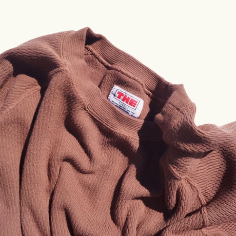 「THE UNION」THE FABRIC / THERMAL L/S SWEAT  / color - BROWN