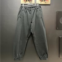 「THE UNION」THE FABRIC / CP-RIB SWEAT PANTS / color - BLACK ”BLACK THE UNION“