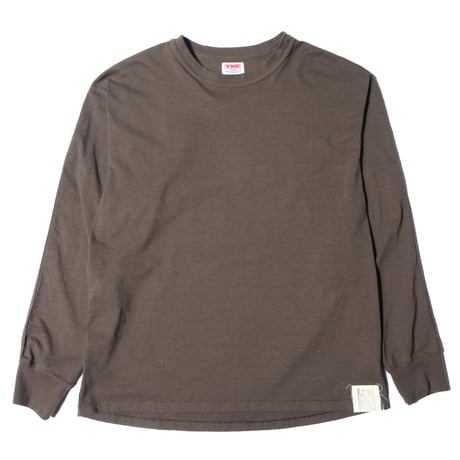 「THE UNION」THE FABRIC / TAPE L/S TEE / color - BROWN