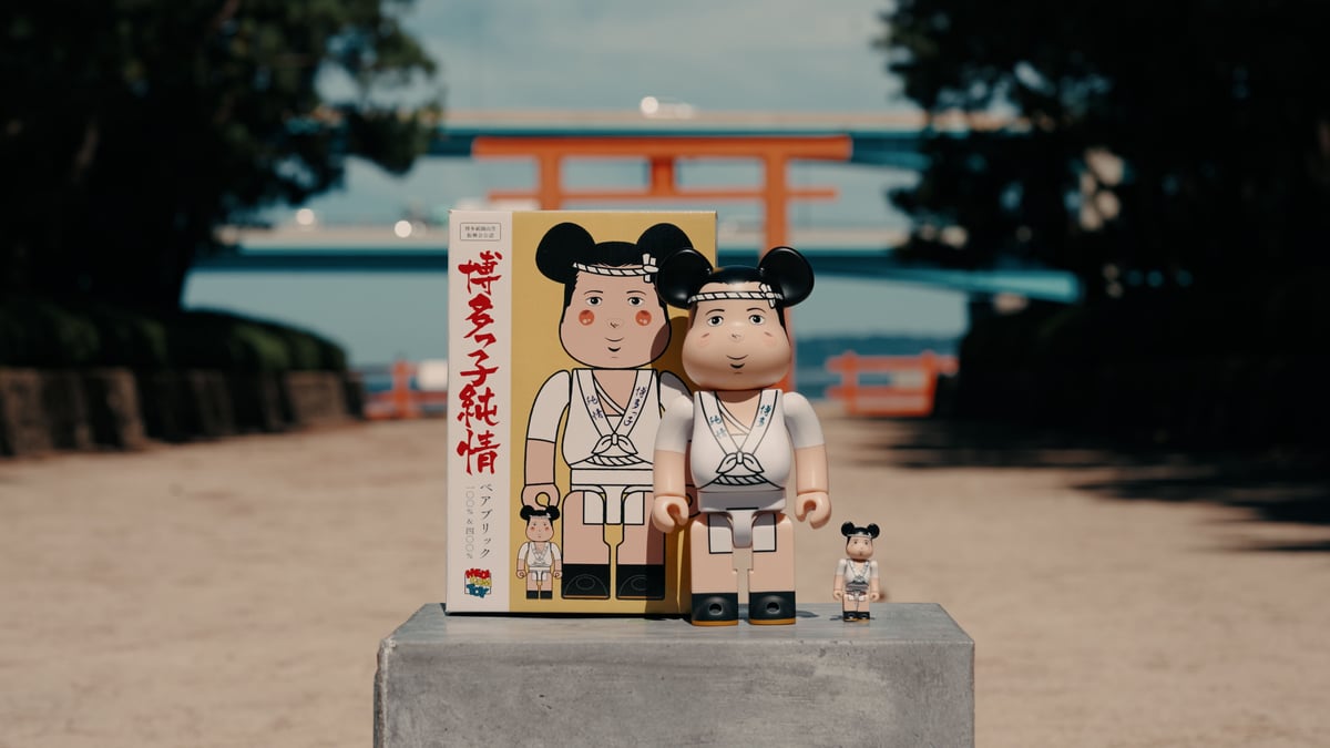 MEDICOM TOY - BE@RBRICK ベアブリック博多っ子純情 100％＆400％ ベアブリック博多っ子純情 100％＆400％(オーナメント・オブジェ
