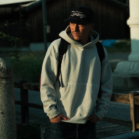「THE UNION」THE FABRIC / ASH RIB HOODIE / color - ASH GREY