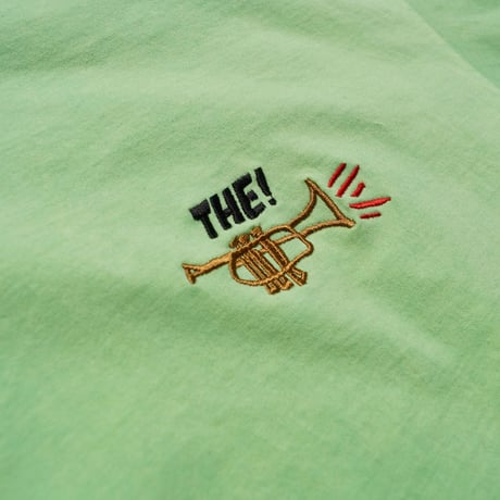 「THE UNION」THE FABRIC / "SKA" BURN TEE  / color - GREEN