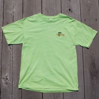 「THE UNION」THE FABRIC / "SKA" BURN TEE  / color - GREEN