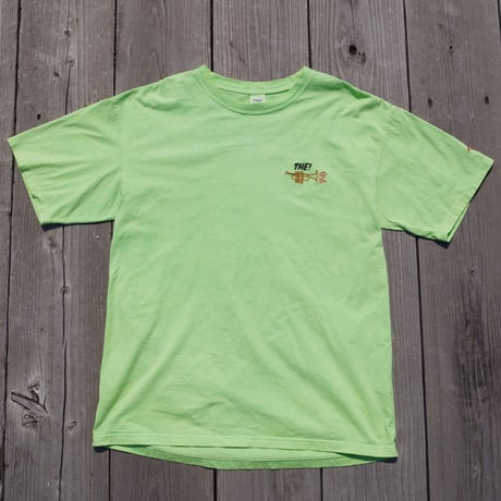 「THE UNION」THE FABRIC / "SKA" BURN TEE  / color - GREEN