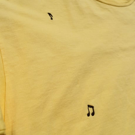 「THE UNION」THE FABRIC / SOUND "SKA" TEE  / color - YELLOW