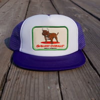 「THE UNION」THE BLUEST OVERALL  /  BLUEDOG trucker cap  /  color - PURPLE