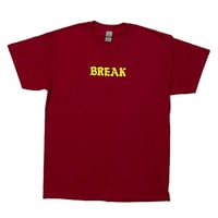 「THE UNIIN」THE "BREAK" TEE  / color - RED