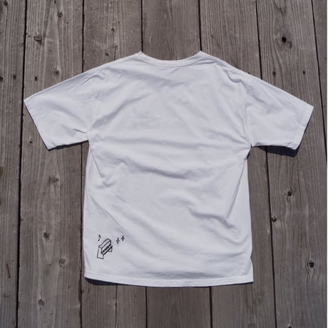 「THE UNION」THE FABRIC / SOUND "SKA" TEE  / color - WHITE