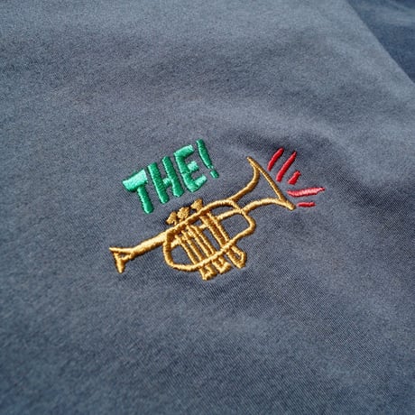 「THE UNION」THE FABRIC / "SKA" BURN TEE  / color - BLACK