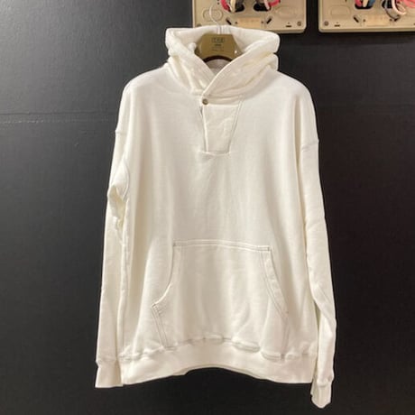 「THE UNION」THE FABRIC / HOOD ZIP PULLOVER SWT / color - WHITE