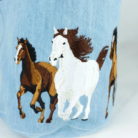 「THE UNION」THE COLOR / THE "HORSE KINCHAKU" / color - LIGHT INDIGO