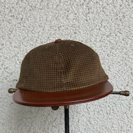 「THE UNION」THE COLOR / CORDUROY CHECK CAP / color - BROWN