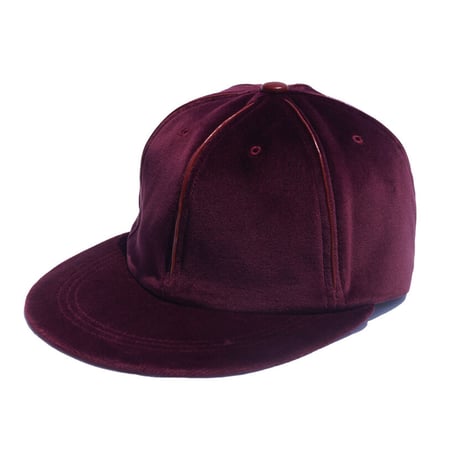 「THE UNION」THE COLOR / LEATHER PIPING YO CAP / color - BURGUNDY